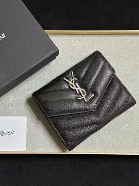 ❤️‍🔥Saint Laurent black wallet Elegance never goes out of style❤️‍🔥